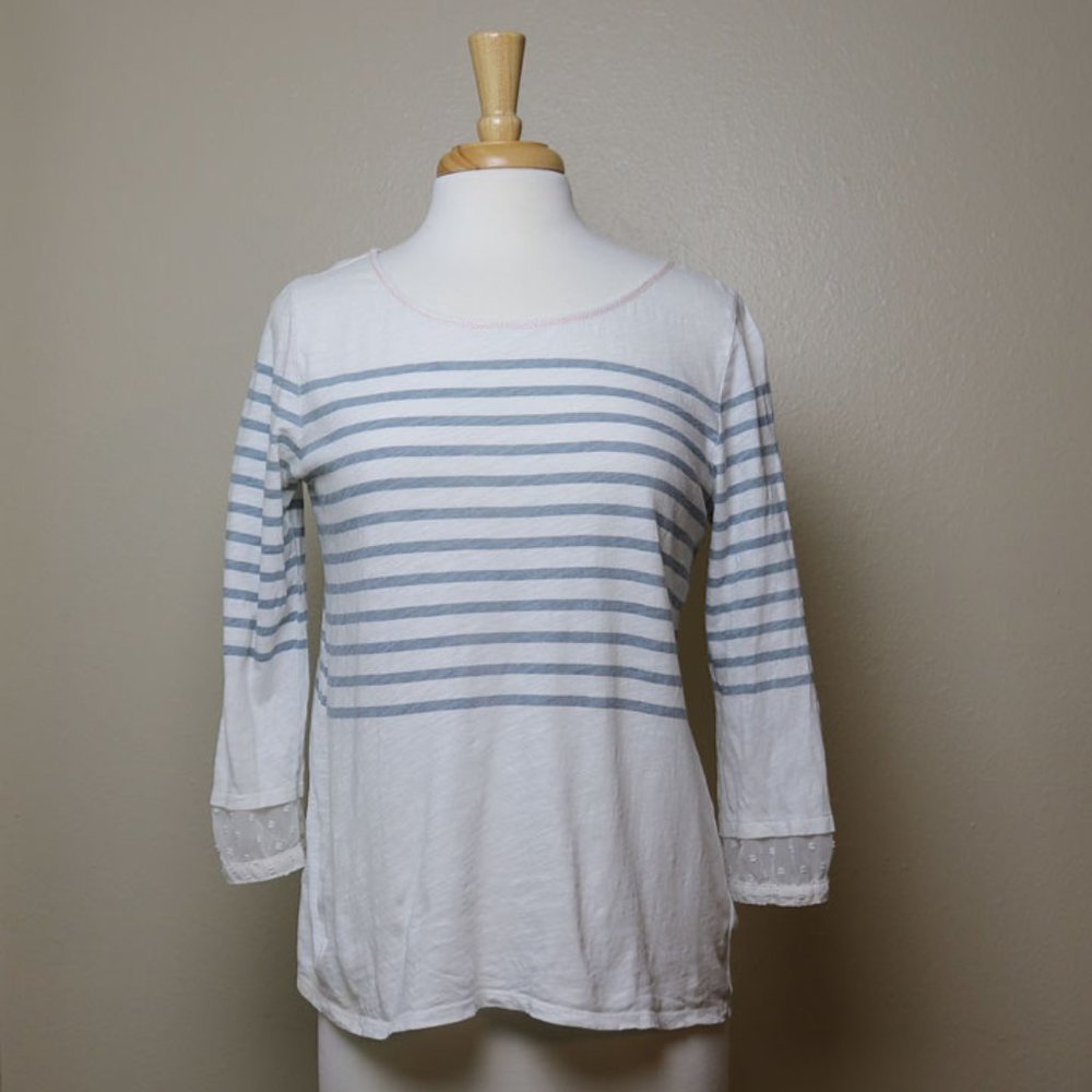Anthropologie Stripe Top by Little Yellow Button